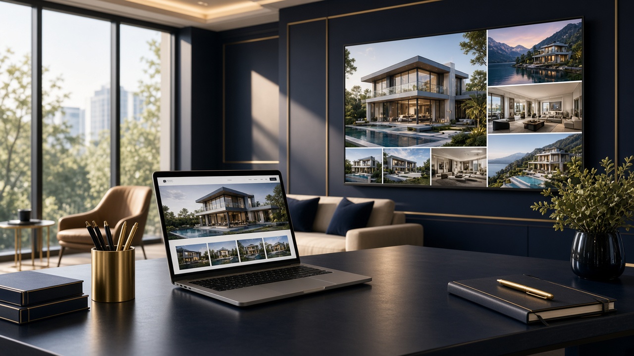 Website for a real estate agency