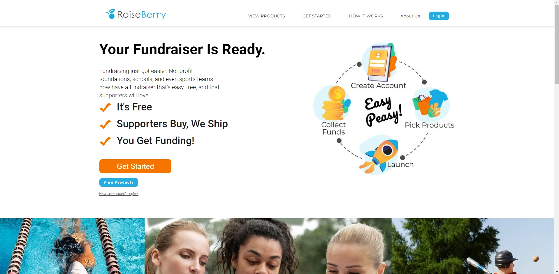 RaiseBerry Fundraiser Platform